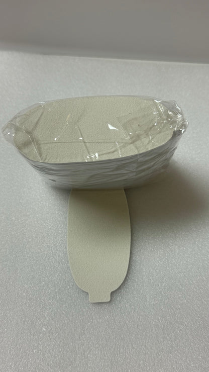 Disposable White Foot File Pad